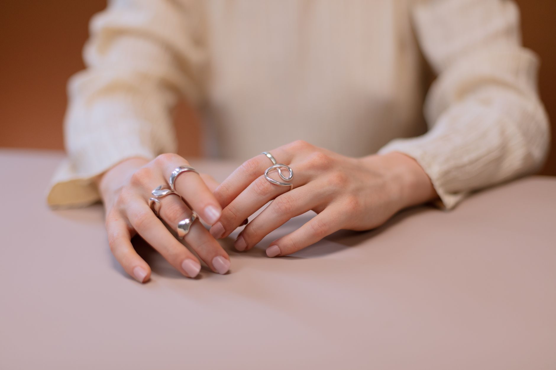 Chaine en argent nettoyee et brillante