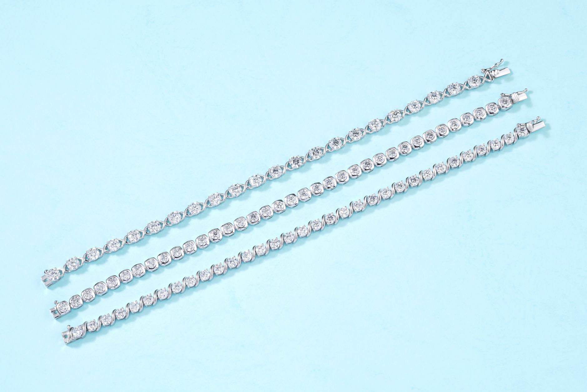 Fermoir et maille d un bracelet argent